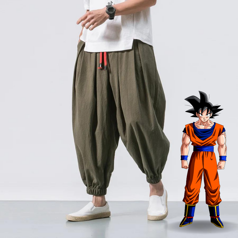 Calça Harem Masculina Goku
