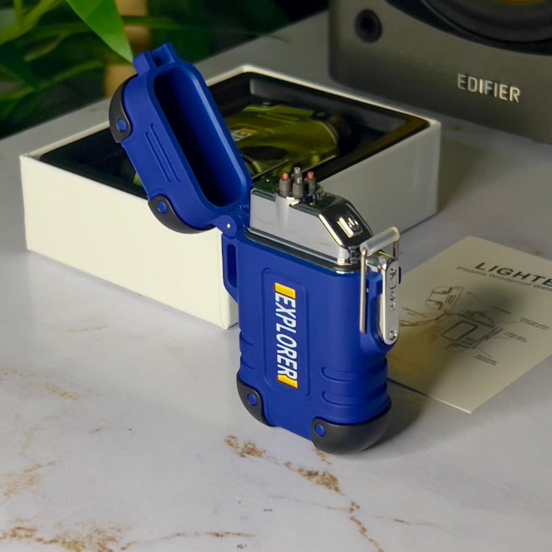 Acendedor Camuflado USB Recarregável Plasma à Prova d'Água