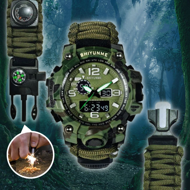 Adventure Watch - Relógio Tático de Sobrevivência Original