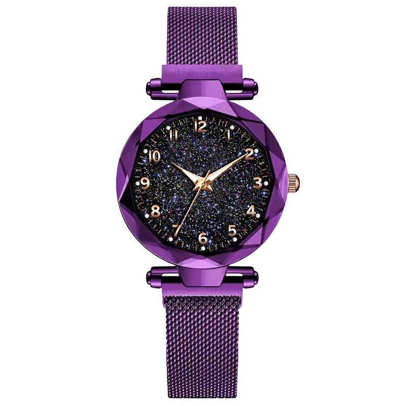 Relógio Magnético Feminino Céu Estrelado - Fashion Watch